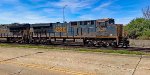 CSX 3040 leads E907 east.